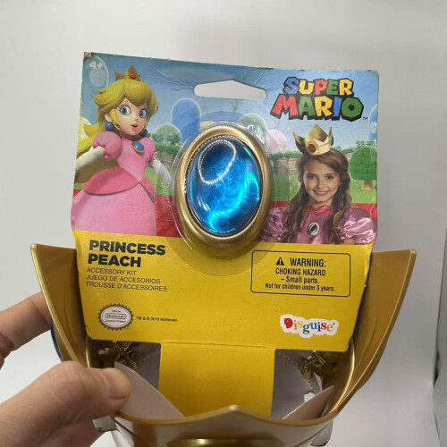Princess Peach Crown & Amulet Super Mario Bros 2