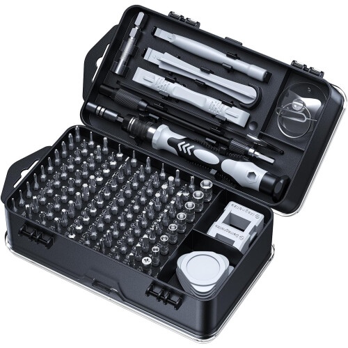 Precision Magnetic Screwdriver Set - Mini Pro Repair Kit with Chrome Vanadium Bits for Phone, Computer, Laptop, Eyeglass & Electronics
