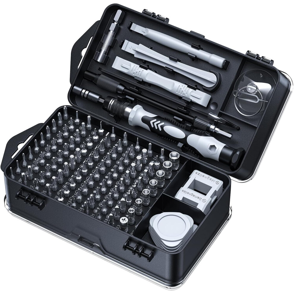 Precision Magnetic Screwdriver Set - Mini Pro Repair Kit With Chrome Vanadium Bits For Phone, Computer, Laptop, Eyeglass & Electronics 8784498834881