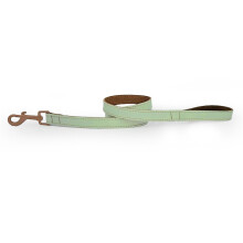 (Pistachio) Skye & Murphy Luxury Padded Leather Dog Lead