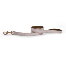 (Blush) Skye & Murphy Luxury Padded Leather Dog Lead