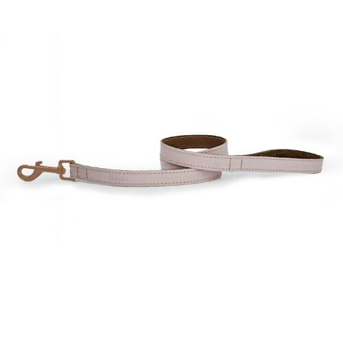 HugglePets (Blush) Skye & Murphy Luxury Padded Leather Dog Lead