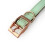 HugglePets (Medium, Pistachio) Skye & Murphy Luxury Padded Leather Dog Collar 3