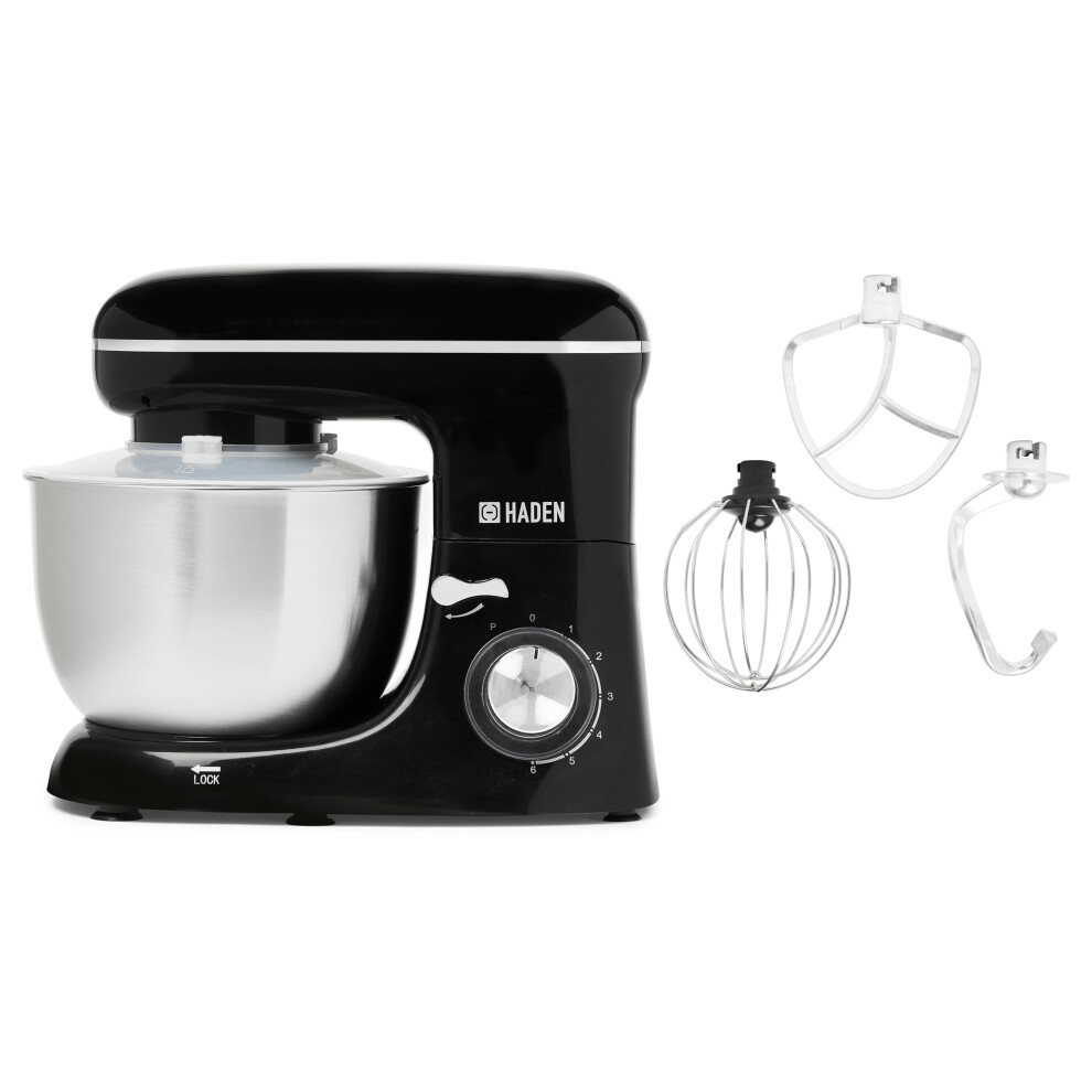 Haden 5L Stand Mixer - 1300W Heavy-Duty Kitchen Mixer with Dough Hook, Whisk & Mixer Blade Attachments, 6-Speed Control, Large Capacity Electric Stand