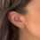 (White diamond) Disposable Safe Sterile Piercing Unit Nose Studs Stud Earring Kit Tool 4