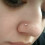 (White diamond) Disposable Safe Sterile Piercing Unit Nose Studs Stud Earring Kit Tool 3