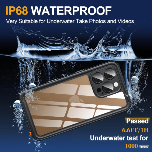 iPhone 16 Pro Case, IP68 Waterproof Shockproof Case for 16 Pro 1