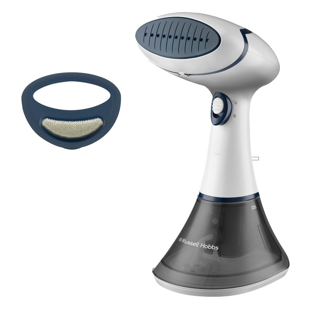 Russell Hobbs Steam Genie Handheld Clothes Steamer, No Ironing Board Needed, Ready to Use in 45s, 200ml Detachable Water Tank, Compact Garment Steamer
