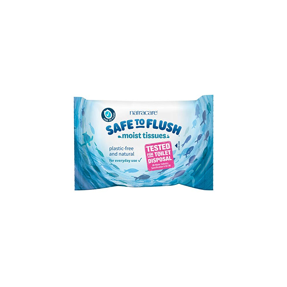 Revive Medicare Ltd (16 Pack) Natracare Safe To Flush Moist Tissues 30 Wipes
