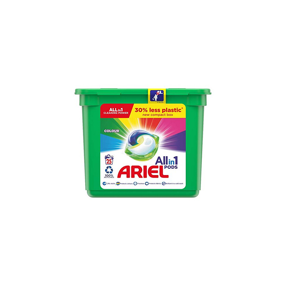 Ariel Colour 3 in 1 Pods, Pack of 25
