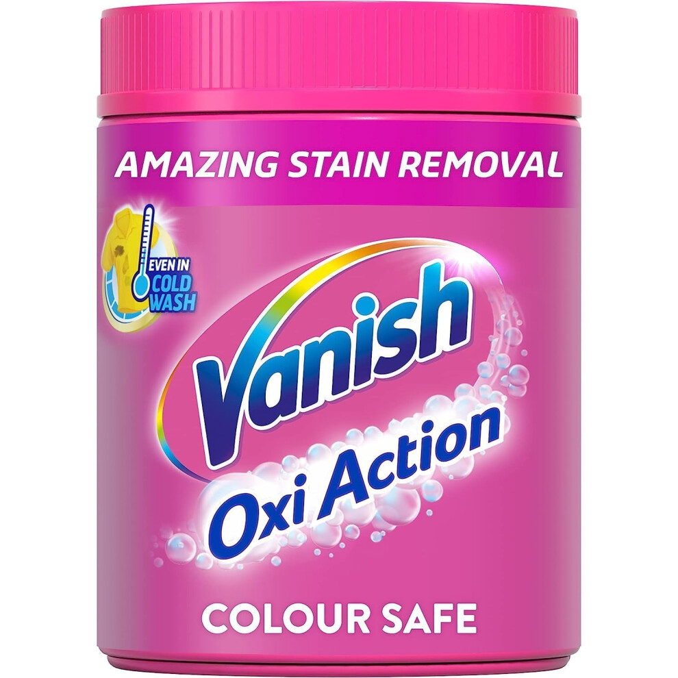 Vanish Fabric Stain Remover, Oxi Action Powder, 2.1 kg, Works in just 30 seconds, Versatile stain remover, In wash, pre-treat or soak, Safe for use on