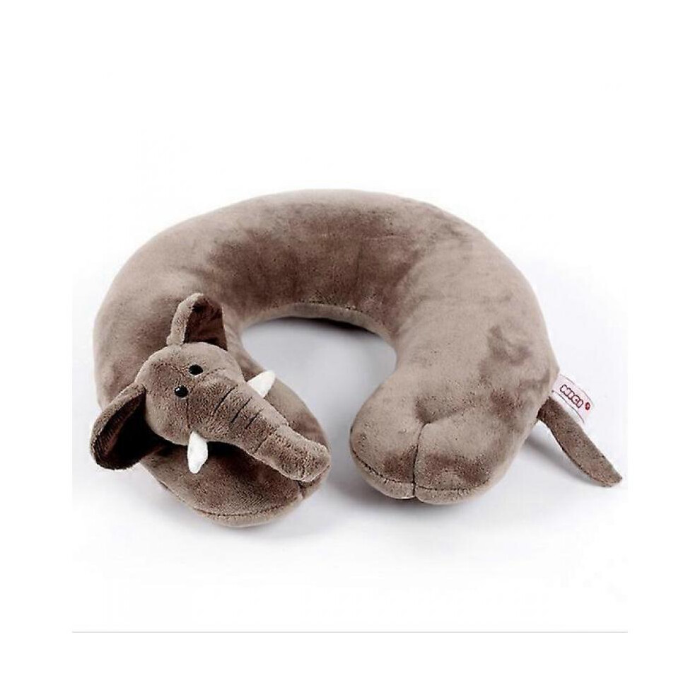 (Elephant) Pillow Travel Pillow Cartoon Animal Neck Pillow Neck Pillow U Shape-image-OPC-PGY5PYF-NEW