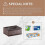 Tissue Box Lid Leather Vintage Rectangular Multipurpose Napkin Holder, Modern Kleenex Extractor 3
