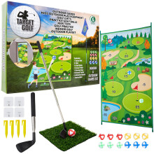 KreativeKraft Golf Set for Kids Adults Family Games Golf Balls Golf Accessories Kids Toys Indoor Outdoor Garden with Golf Mat Training Putting