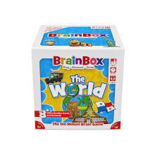 BrainBox The World | Fun & Educational Card Game | Ages 8+ | 1+ Players | 10 Minutes Play Time