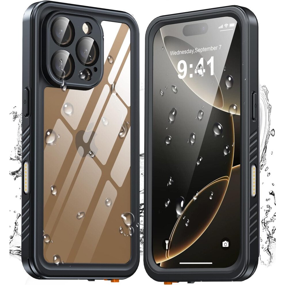 iPhone 16 Pro Case, IP68 Waterproof Shockproof Case for 16 Pro