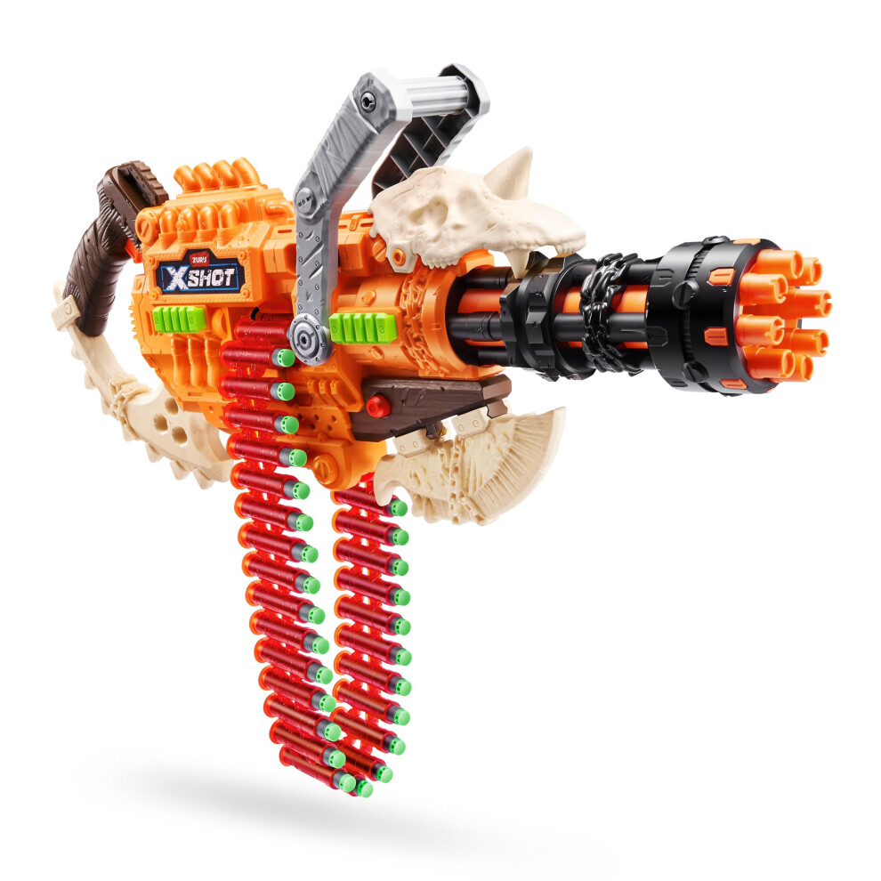 Xshot Insanity Horrorfire Dread Hammer By Zuru - 48 Darts, Air Pocket Technology, Dart Storage, Outdoor Blaster (36766)