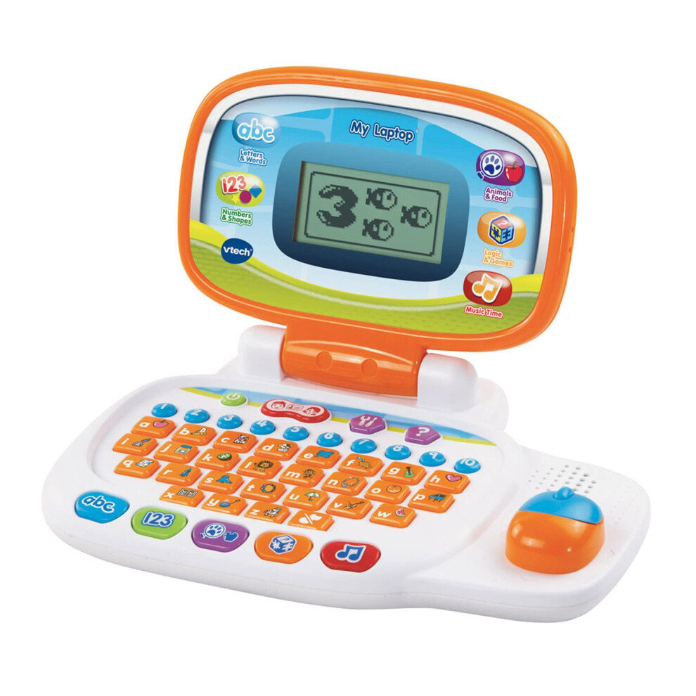Vtech 155403 Pre School Laptop Interactive Educational Kids Computer Toy With 30 Activities Suitable For Children 3, 4, 5+ Year Olds Boys & Girls,
