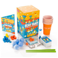 Gutter Games Beat That Game - The Bonkers Battle of Wacky Challenges - Family Games for Kids and Adults - Card and Board Game, Encourages Fun,