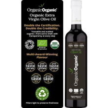 Organic Extra Virgin Olive Oil, 500 ml - Handpicked & Cold Pressed Greek Olive Oil in a BioPhoton Bottle - Double the Credibility: Certified in the UK
