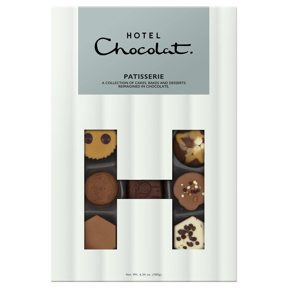 Hotel Chocolat Patisserie H-Box - 14 Dessert-Inspired Chocolates, 180g - Chocolate Gifts For Birthday, Thank You, Congratulations, Anniversary - Gifts