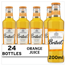Britvic Orange Juice - Expertly Blended Drink - Pack of 24 x 200ml