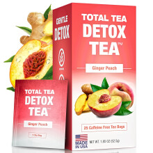 Total Tea Slimming Detox Tea Caffeine Free, Herbal Tea with Chamomile, Hibiscus Tea and Ginger Root for Colon Cleanse and Weight L0SS ? Natural Herbal