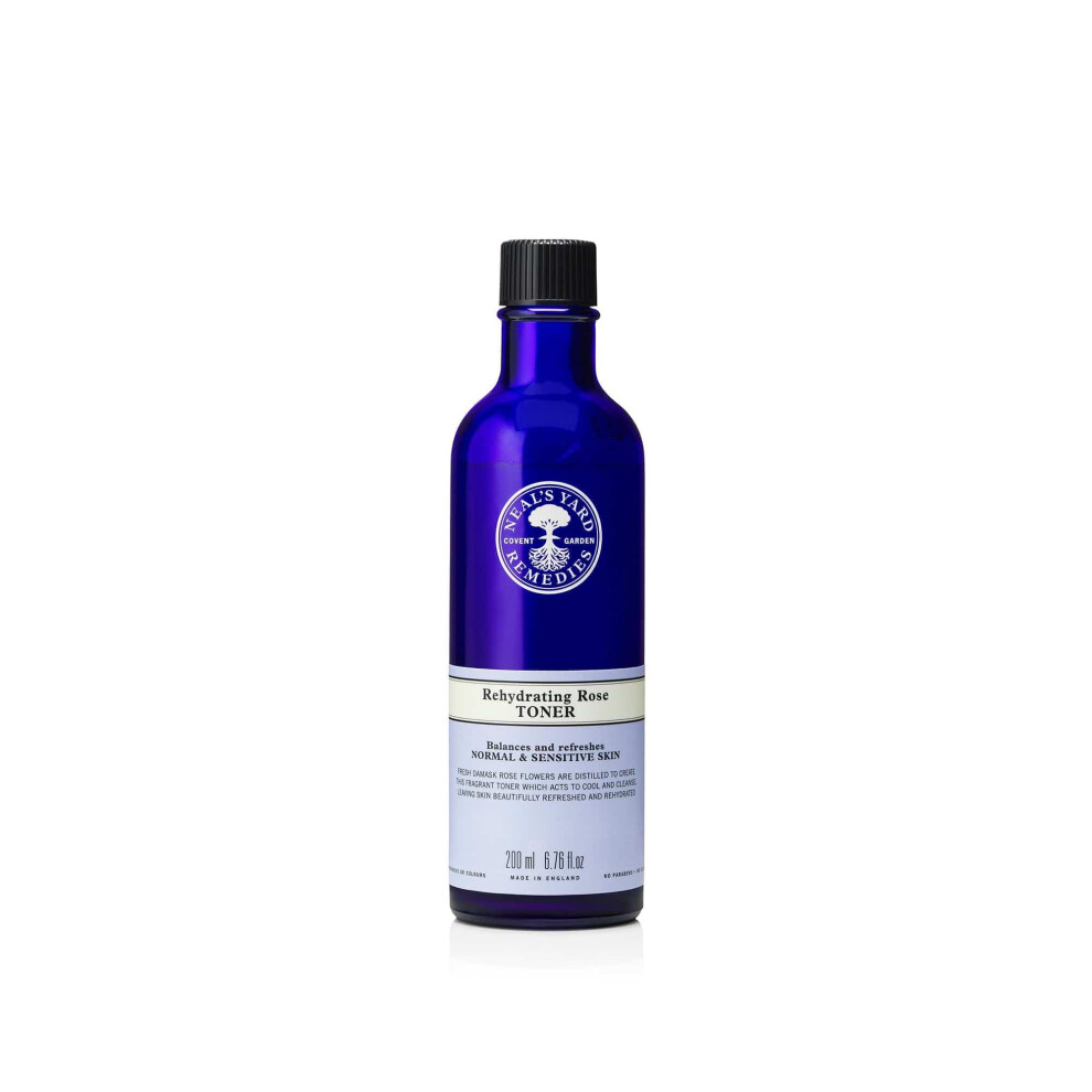 Neal's Yard Remedies Award Winning Rehydrating Rose Toner | Refreshes & Balances Skin | 200 ml