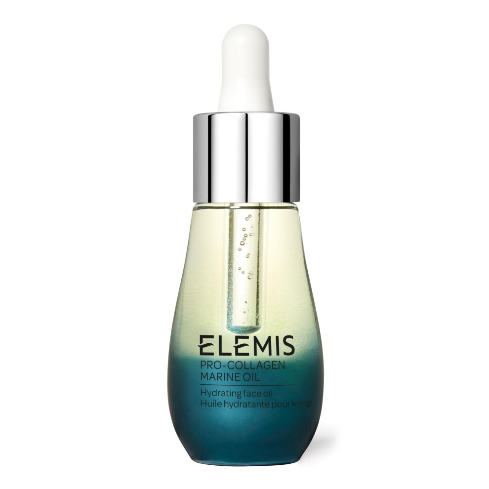 ELEMIS Pro-Collagen Marine Oil, Anti-Wrinkle Facial Elixir with a Trio of Algae-Rich Actives, Lightweight Face essence to Moisturise, Ocean Collagen