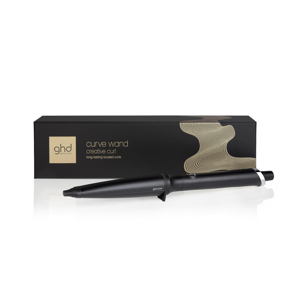 ghd Curve Creative Curl Wand - Unique 28 mm ? 23 mm Tapered Barrel, Ultra-Zone Technology