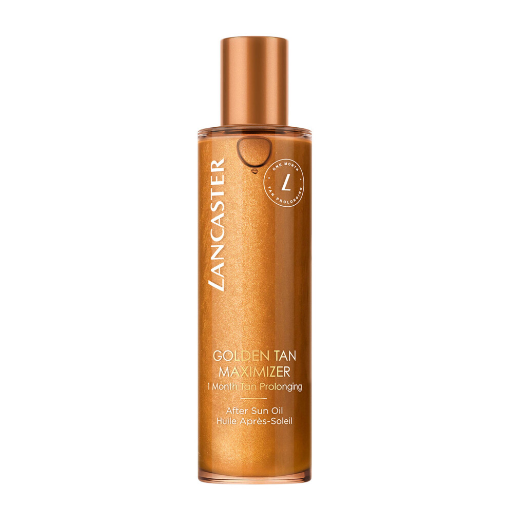 Lancaster Golden Tan Maximizer After Sun Oil 150ml |One Month Tan Prolonging | Natural Tan Accelerator | Soothing & Cooling | After Sun For Body