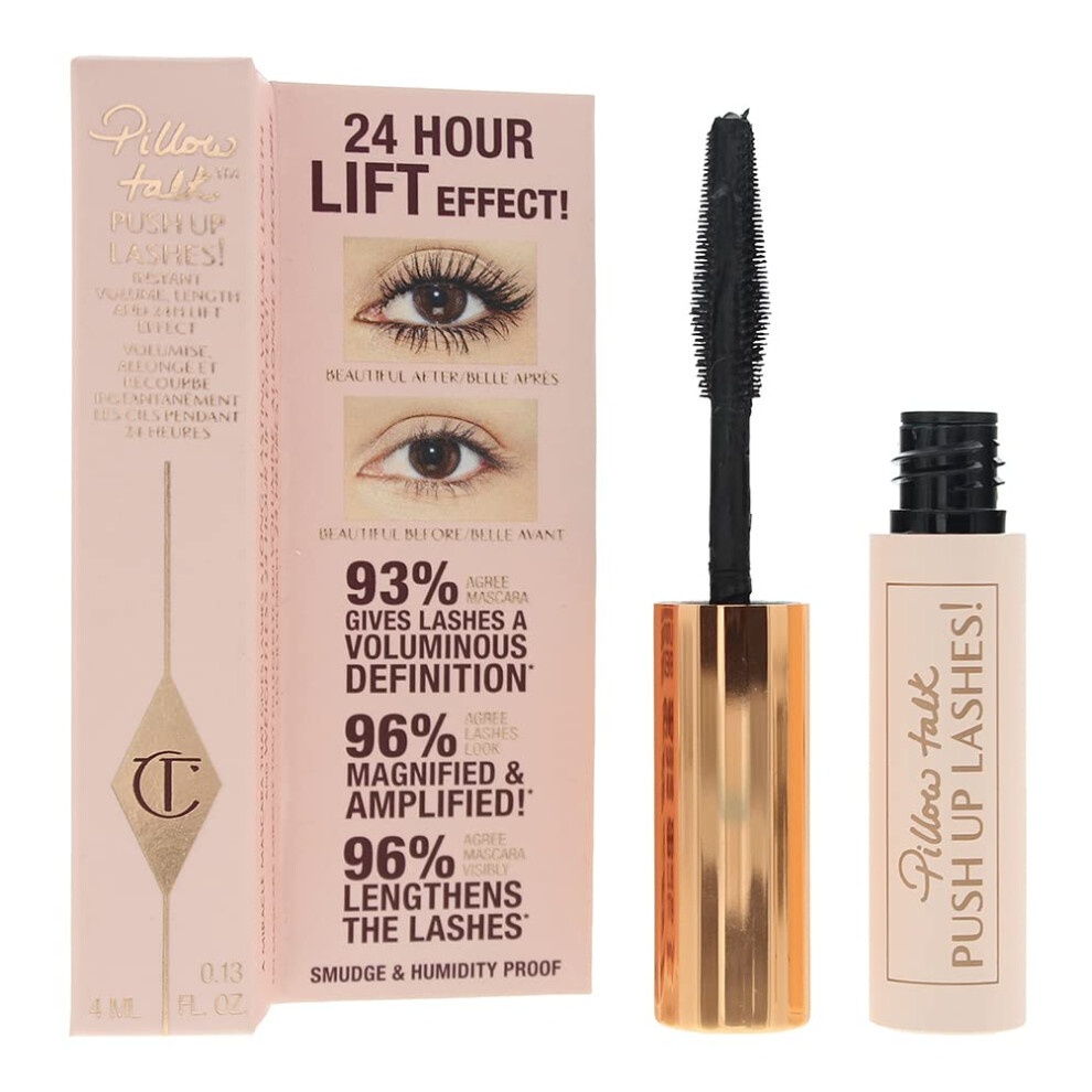 Pillow Talk Push Up Lashes Mascara by Charlotte Tilbury - Travel Size 4ml