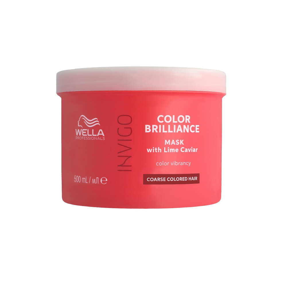 Wella Professionals Invigo Color Brilliance Vibrant Color Mask - Boost Shine & Smooth Hair Texture for Colour Vibrancy - Intense Treatment Hair Mask