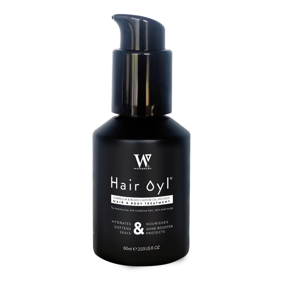 Hair Growth Oil 100% Natural Hair Oil with Camellia Oil, Black Castor Oil Effective Thickening Gloss Mask & Hair Loss Treatment. Duel Use for Hair and