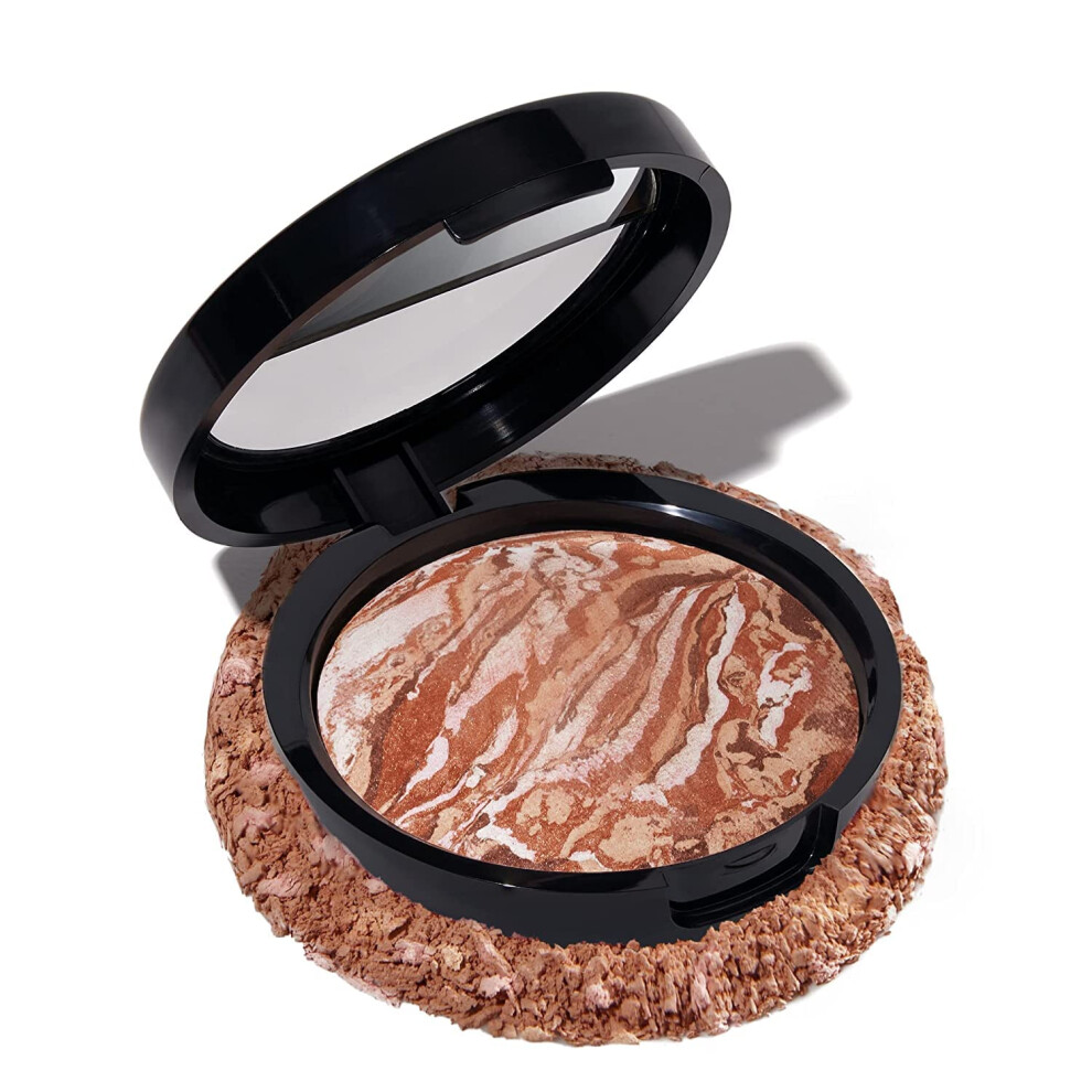 Laura Geller Beauty LAURA GELLER NEW YORK Baked Bronze-N-Brighten Bronzer Powder - Medium - Natural Bronze Glow
