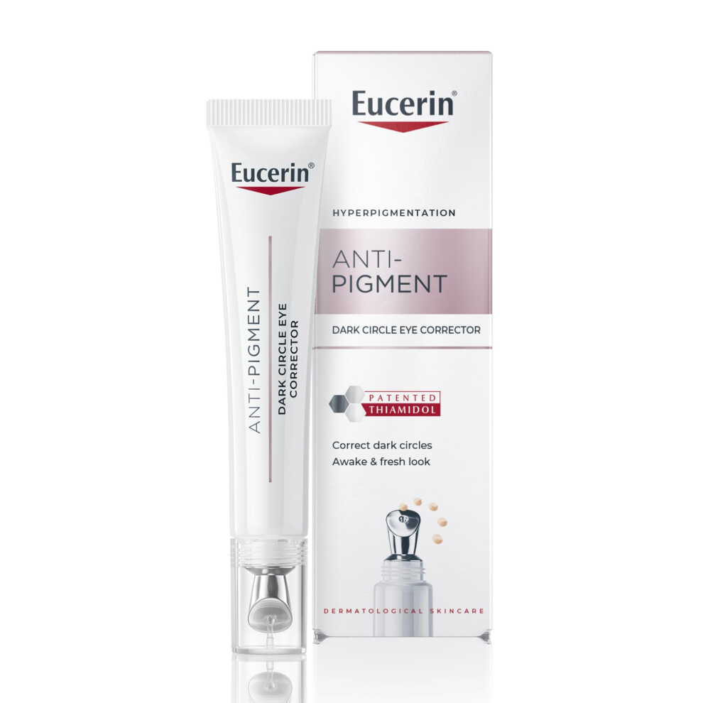 Eucerin Anti-Pigment Dark Circle Illuminating Eye Care 15ml, Under Eye Cream with Thiamidol to Reduce Dark Circles, Refreshing Eye Treatment to Target