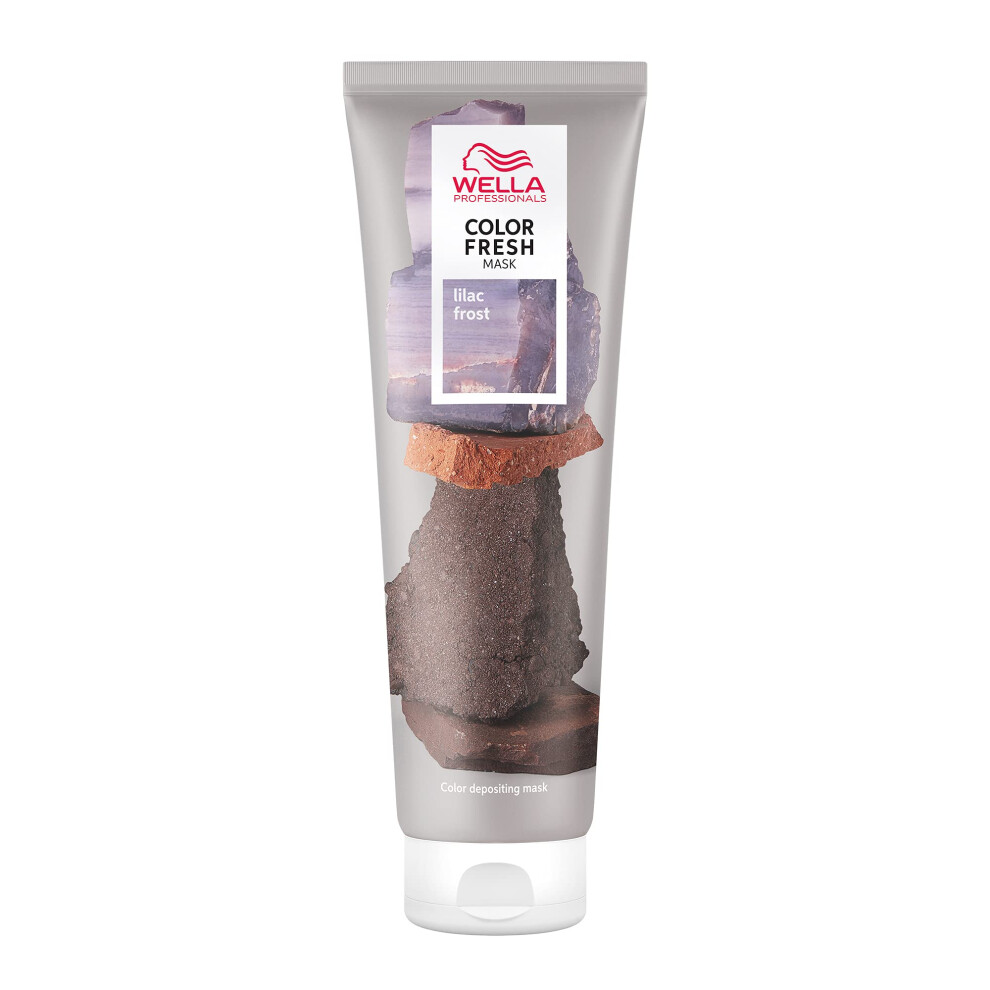 Wella Professional Color Fresh Mask | Temporary Color Refresh Treatment |Semi-Permanent Hair Dye | Wash Out Colour |150ml | Lilac Frost