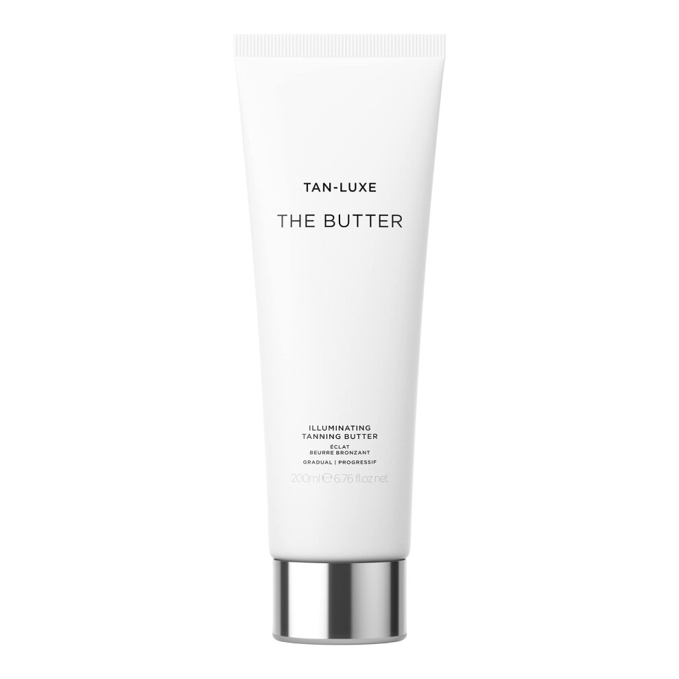 Tan Luxe THE BUTTER Self Tan Body Butter, (200 ml) Self Tanning Skin Care with Gradual Tan