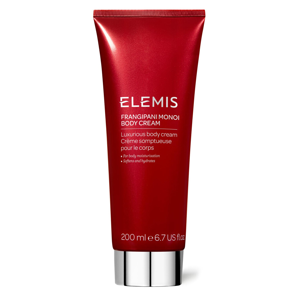 ELEMIS Body Cream ? Frangipani Monoi Luxurious Glow Butter to Soften, Nourish & Moisturize, Enriched with Essential Oils for Hydrating Radiance &
