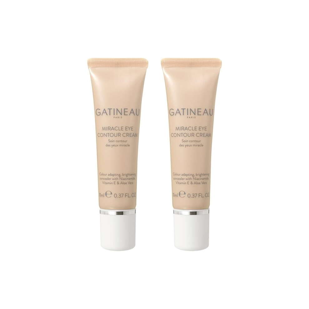 Gatineau - Miracle Eye Contour Cream, Conceal Dark Circles, Hydrating with Hyaluronic Acid & Vitamin E (11ml x 2)