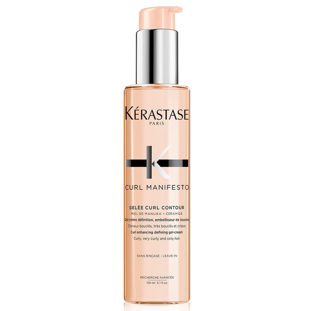 K?rastase Curl Manifesto, Medium Hold Gel Cream Mousse, Definition & Bounce, For Curly Hair, With Manuka Honey & Ceramide, Gel?e Curl Contour, 150ml