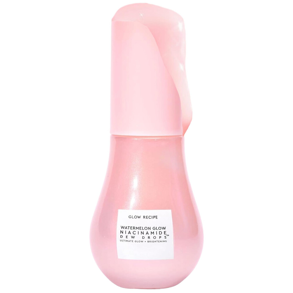 Glow Recipe Niacinamide Dew Drops Face Serum - Hydrating Skin Care & Illuminating Makeup Primer for Dewy, Glass Skin - Hyaluronic Acid Serum for Face