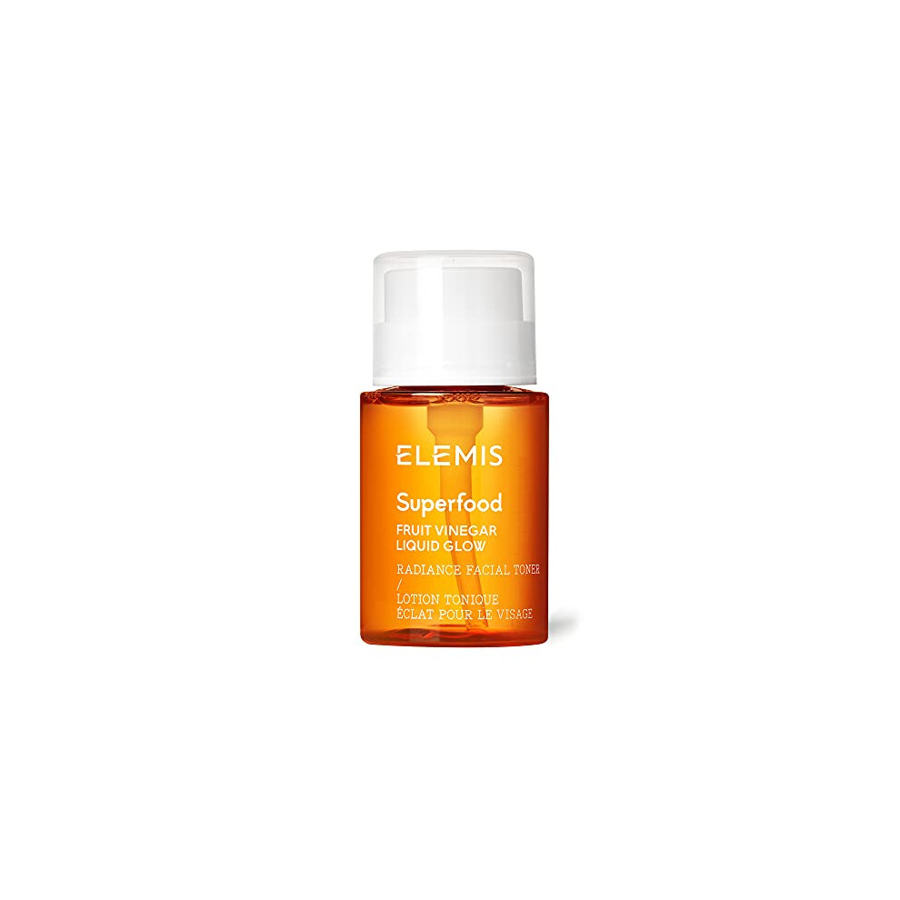 ELEMIS Superfood Toner ? Fruit Vinegar Liquid Glow, Skin Refresher Toner with Prebiotics & Fruit Vinegars to Brighten and Refresh Face, 145ml