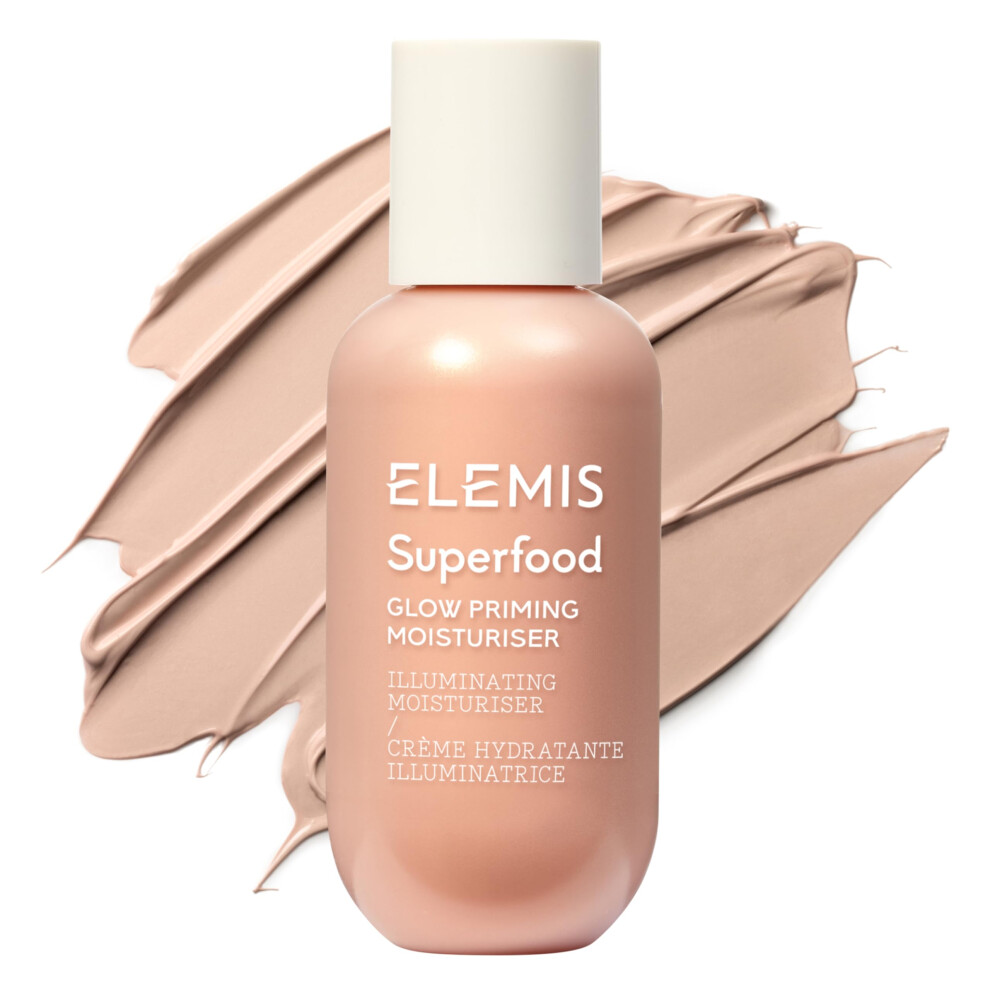 ELEMIS Superfood Glowy Primer ? Hydrating & Brightening Primer for Smooth, Radiant Skin, Preps Face for Flawless Makeup Application and Glowing