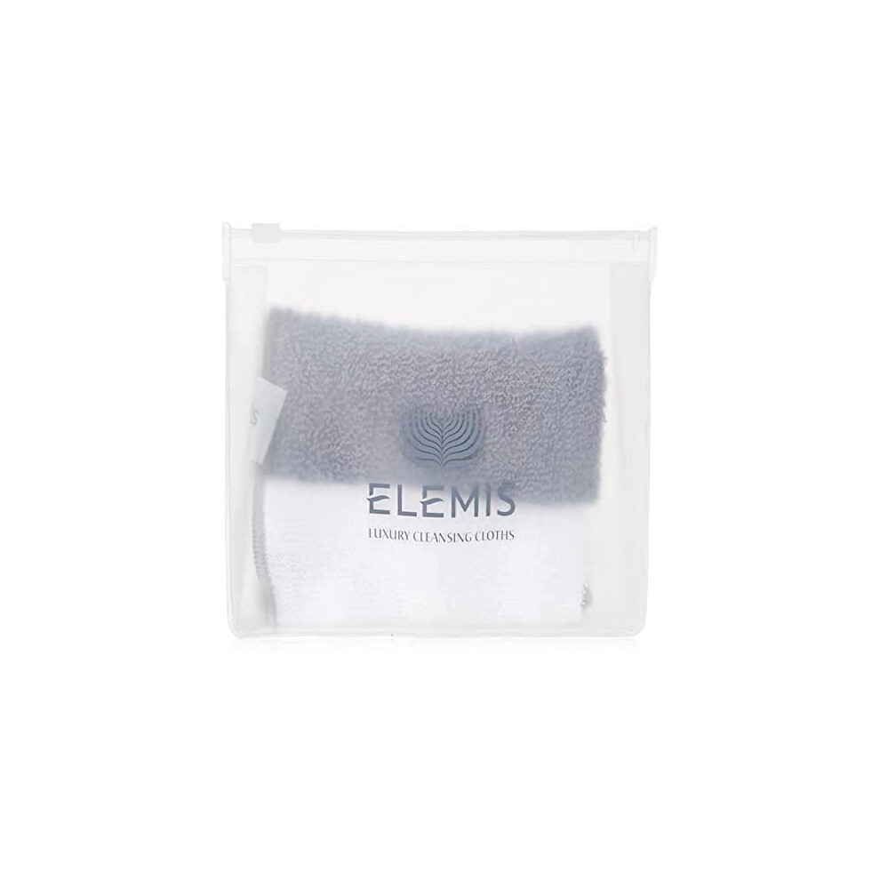 ELEMIS Luxury Cleansing Cloth Duo, Soft Pure Cotton Facial Cloths, Ideal For Removing Cleansers, Exfoliators and Masks, Gently Cleanses and Opens