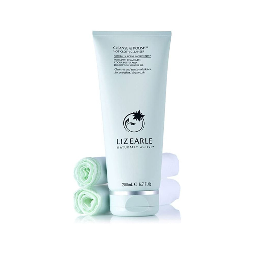 Liz Earle Cleanse and Polish 200ml Tube (with Two Cloths)