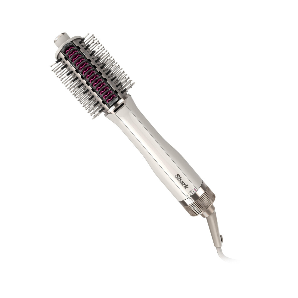 Shark SmoothStyle Heated Brush and Comb, Wet & Dry Modes, Smoothing Hot Air Brush with 3 Temperatures, Soft & Voluminous Finish For All Hair Types,