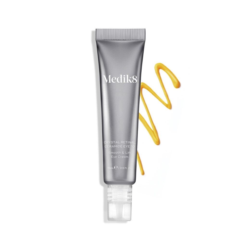Medik8 Crystal Retinal Ceramide 10 Eye Cream - Anti Ageing & Anti Wrinkle - Smooth & Lift Eye Cream - 0.10% Retinal Strength - 11x Faster than Retinol