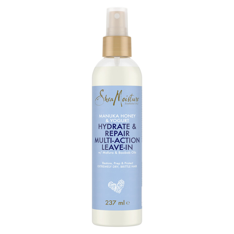 SHEA MOISTURE Manuka Honey & Yoghurt Hydrate & Repair Multi-Action Leave-In Conditioner sulphate and silicone free conditioner for extremely dry,