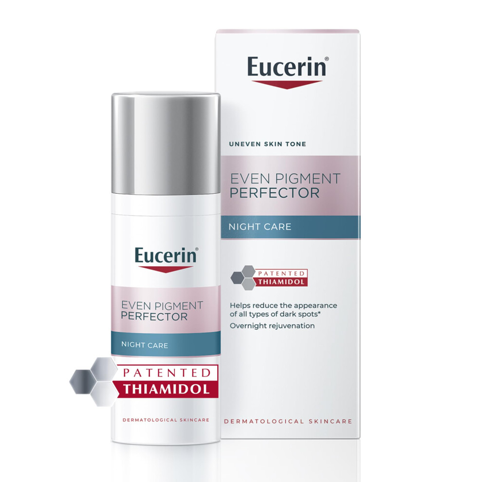 Eucerin Anti-Pigment Night Cream 50ml, Enriched Night Cream to Reduce Appearance of Age Spots, Nourishing Cream with Thiamidol for Treatment of